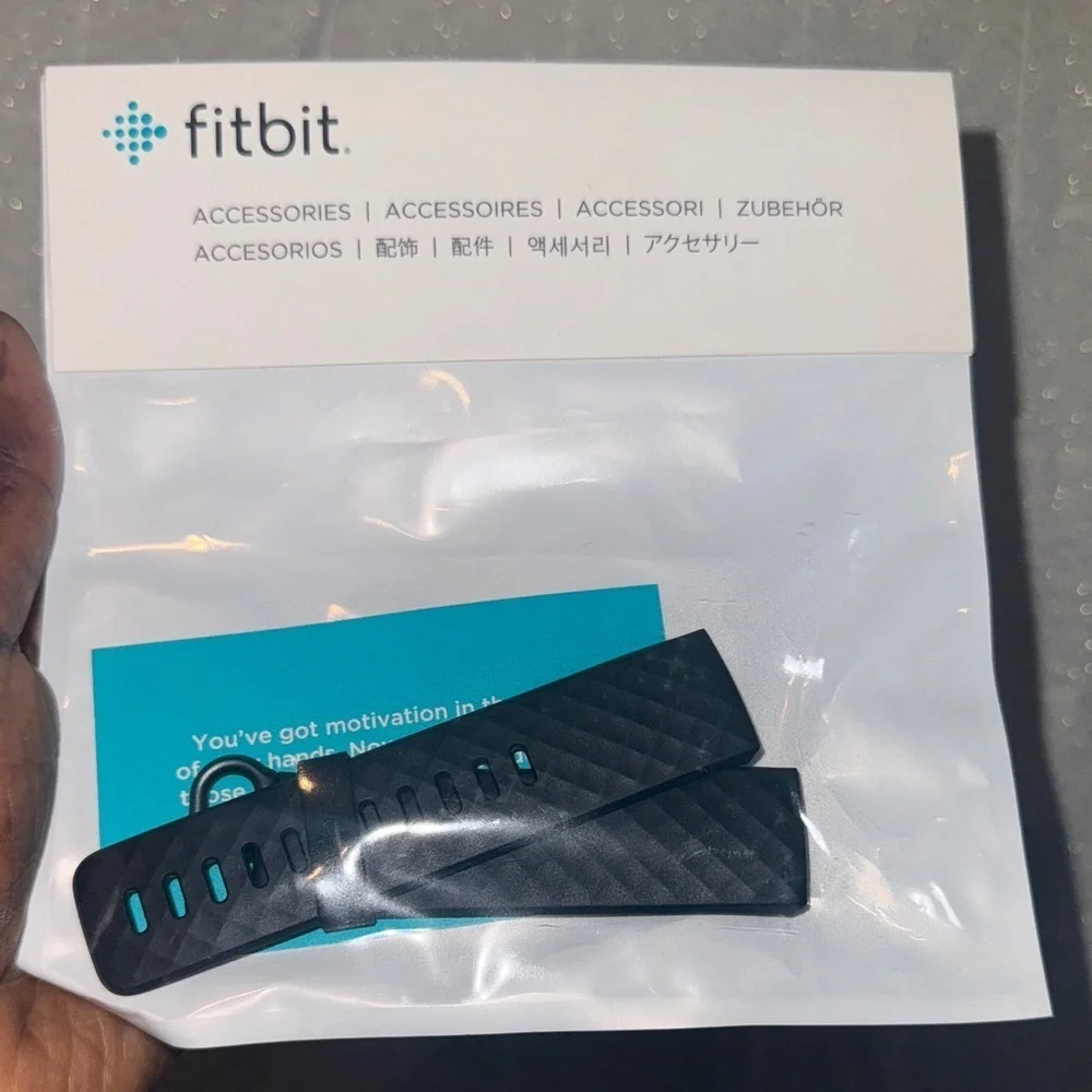Fitbit Charcoal Wristband Accessory